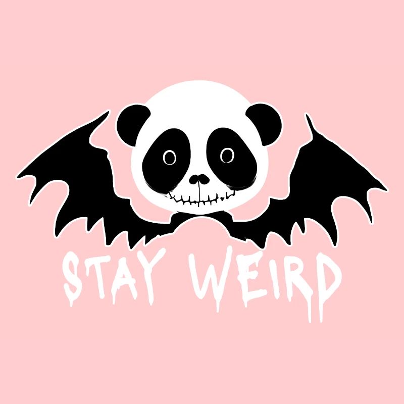 Restez bizarre Goth Panda