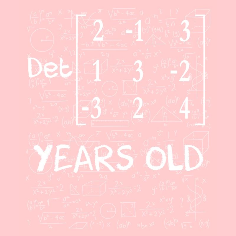 63rd birthday 63 years matrix determinant