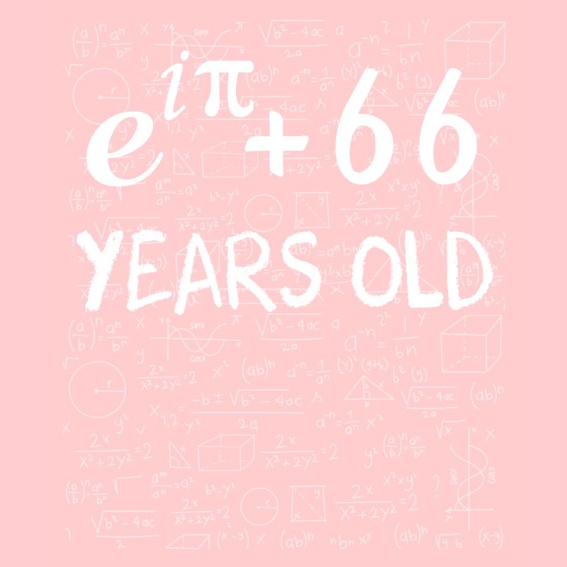 65th birthday 65 years Euler Identity math gift