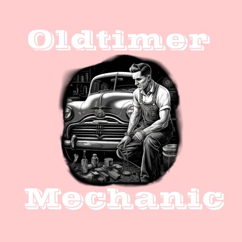 Oldtimer Mechanic blanc
