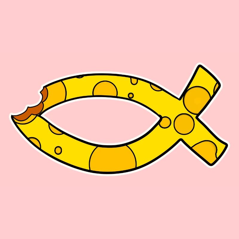 Fish Symbol Cheese
