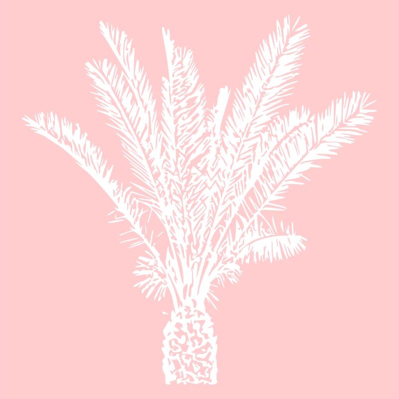 Palm Tree White