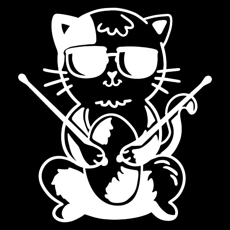 Schlagzeuger Katze