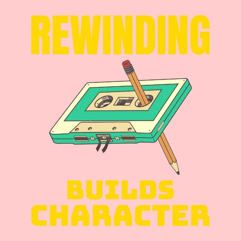 Cassette Tape Rewinding 80s Nostalgia Retro 1980s