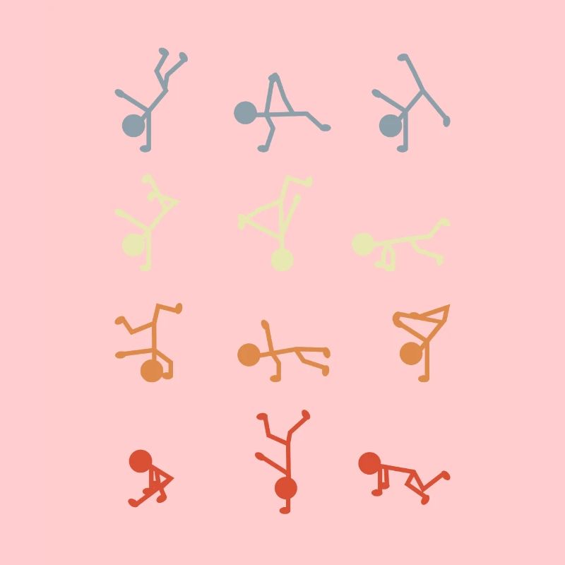 Figurines bâton breakdancer