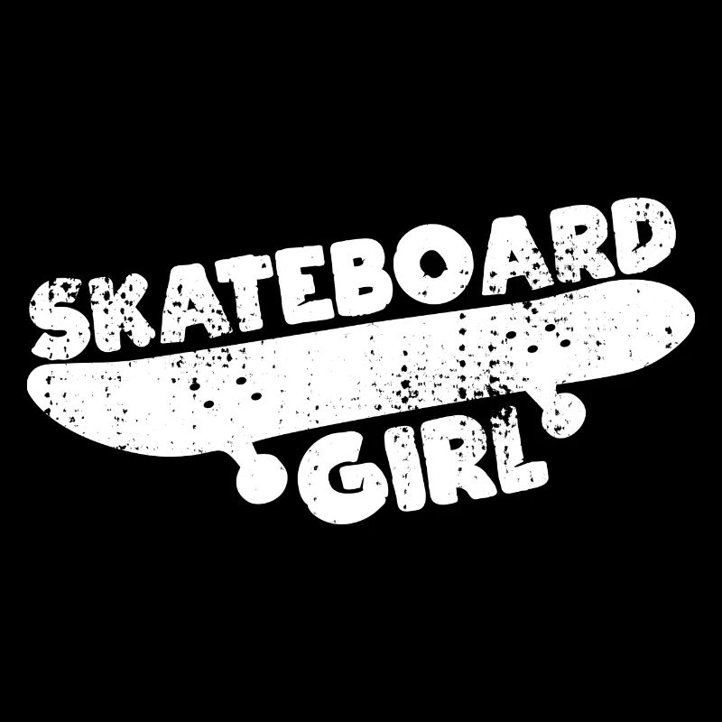 Fille de planche à roulettes