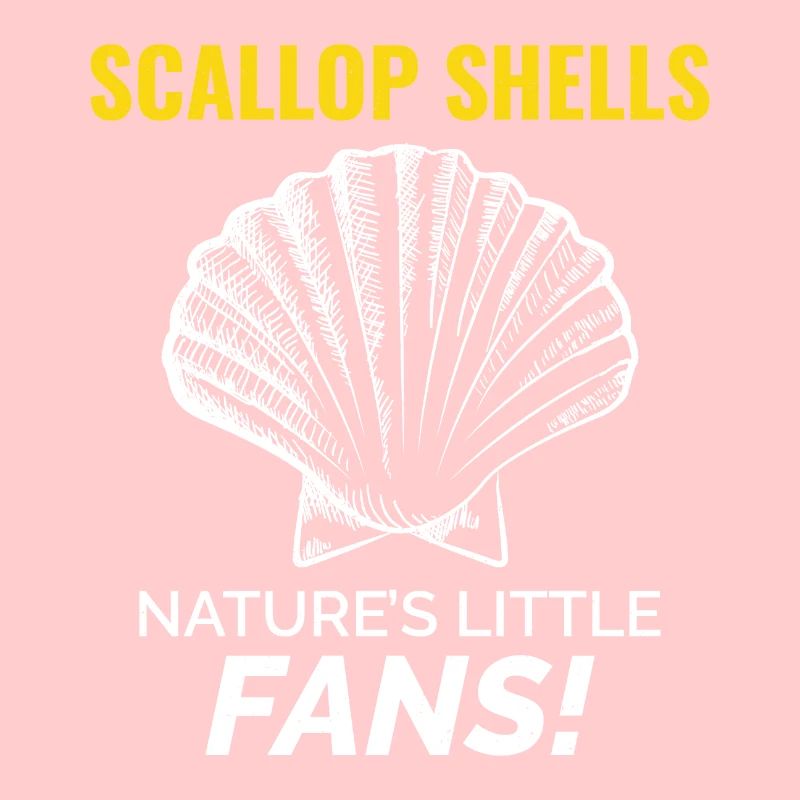 Scallop Seashells Collector Beachcomber Shellfish