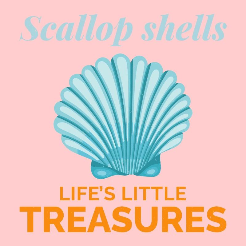 Scallop Seashells Collector Beachcomber Shellfish