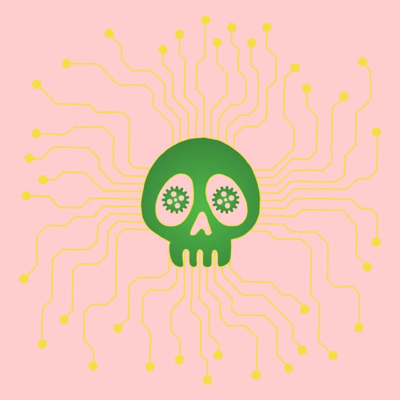 Microprocessor skull