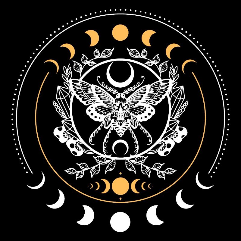 Celestial Moth Mandala