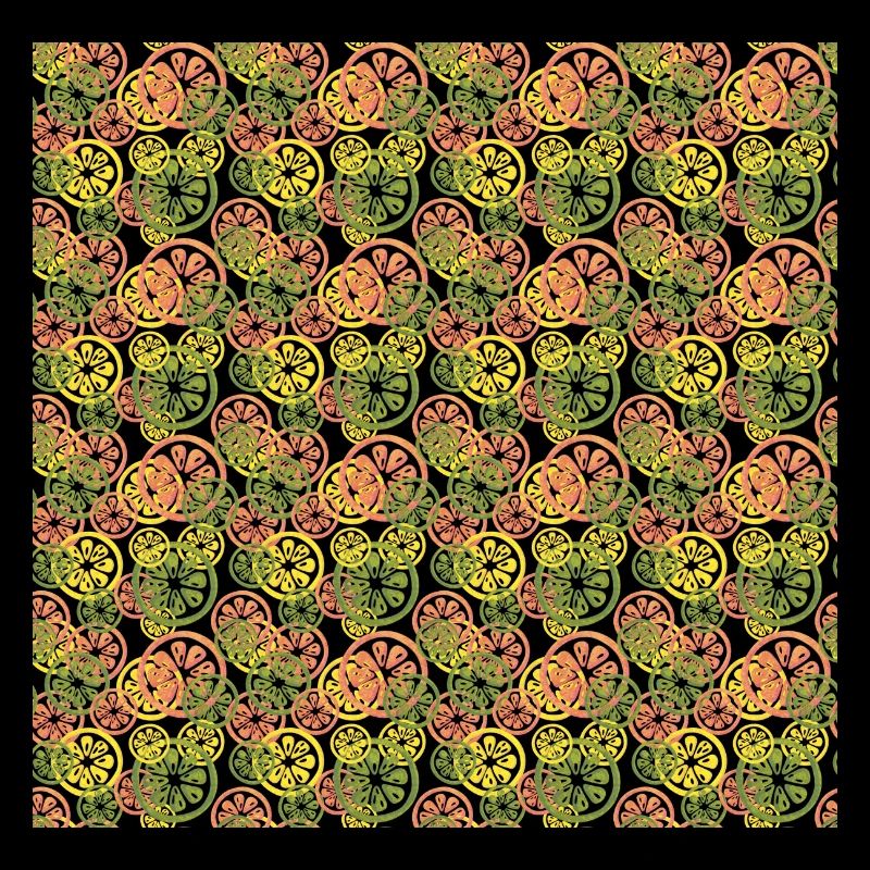 Fruit Lemon Orange Pattern