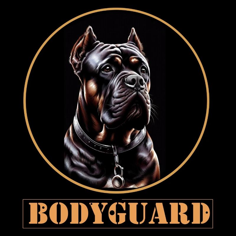 Garde du corps Cane Corso Portrait