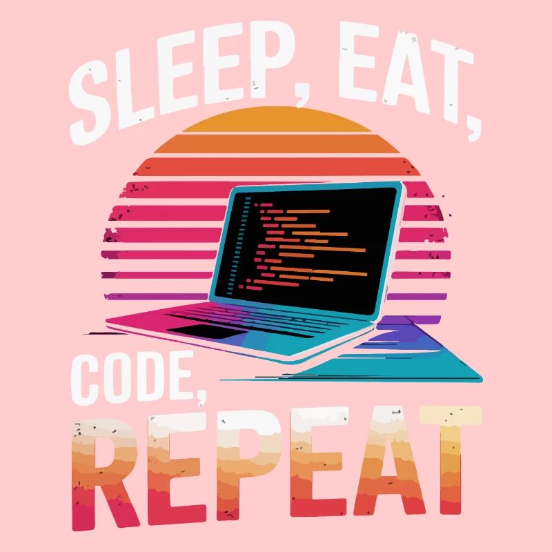 Sleep Eat Code Repeat Gift Programmeur Développeur
