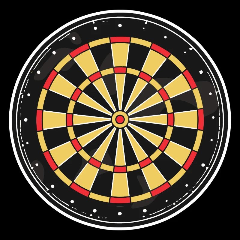 Graphique du jeu de fléchettes