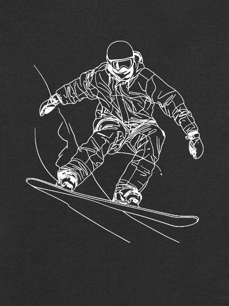 Snowboarder Zeichnung