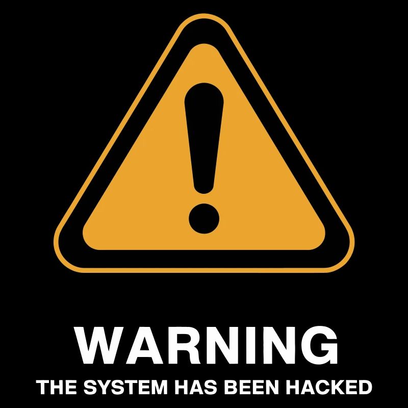 Icône d’avertissement du système piraté
