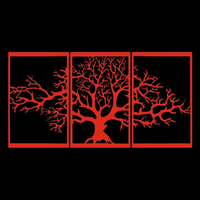 Blick in die Natur (rot)