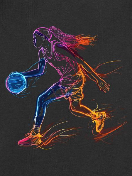 Croquis de joueur de basket-ball