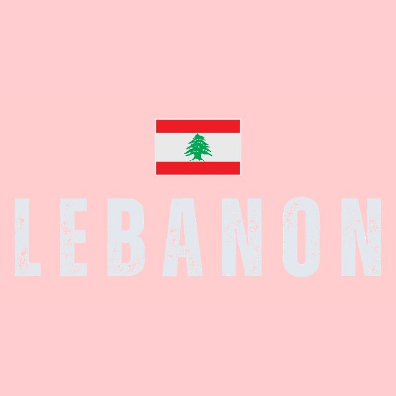 Fier drapeau libanais du Liban