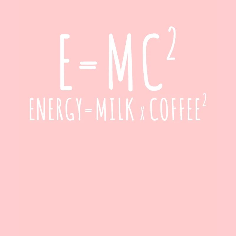 E=MC2 Physik Spruch Koffein Nerd Energie Kaffee