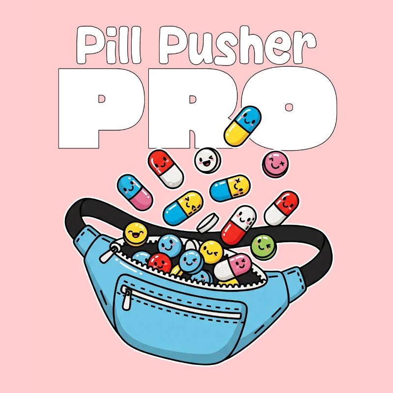 PILL PUSHER PRO - KRANKENSCHWESTER GESCHENK