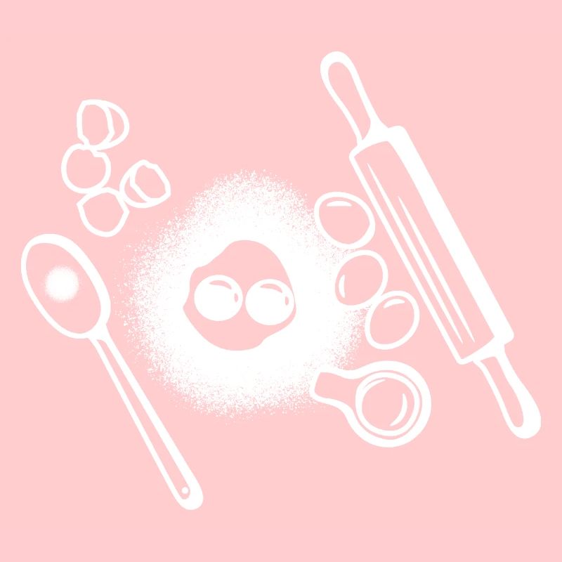 Baking Ingredients Drawing