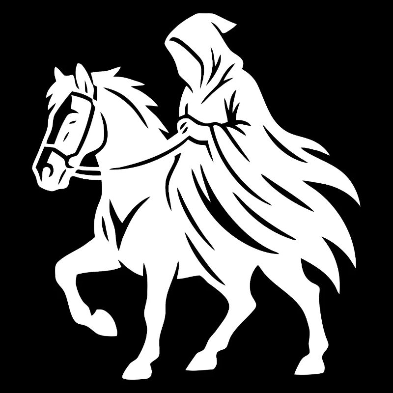 Conception de la silhouette du chevalier mystique