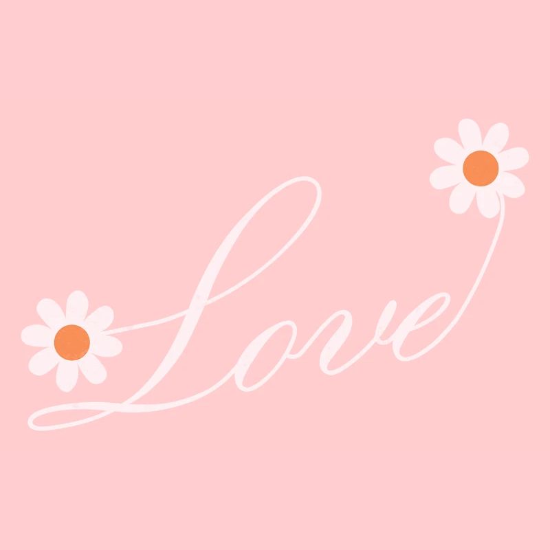 Conception de script d’amour floral