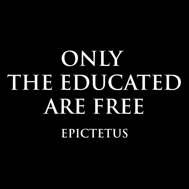 Citation d’Epictète Conception de la typographie