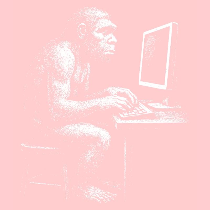 Digital Coder Homo Erectus gift
