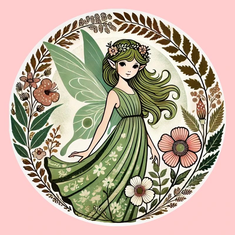 Conception de fée de la forêt enchantée