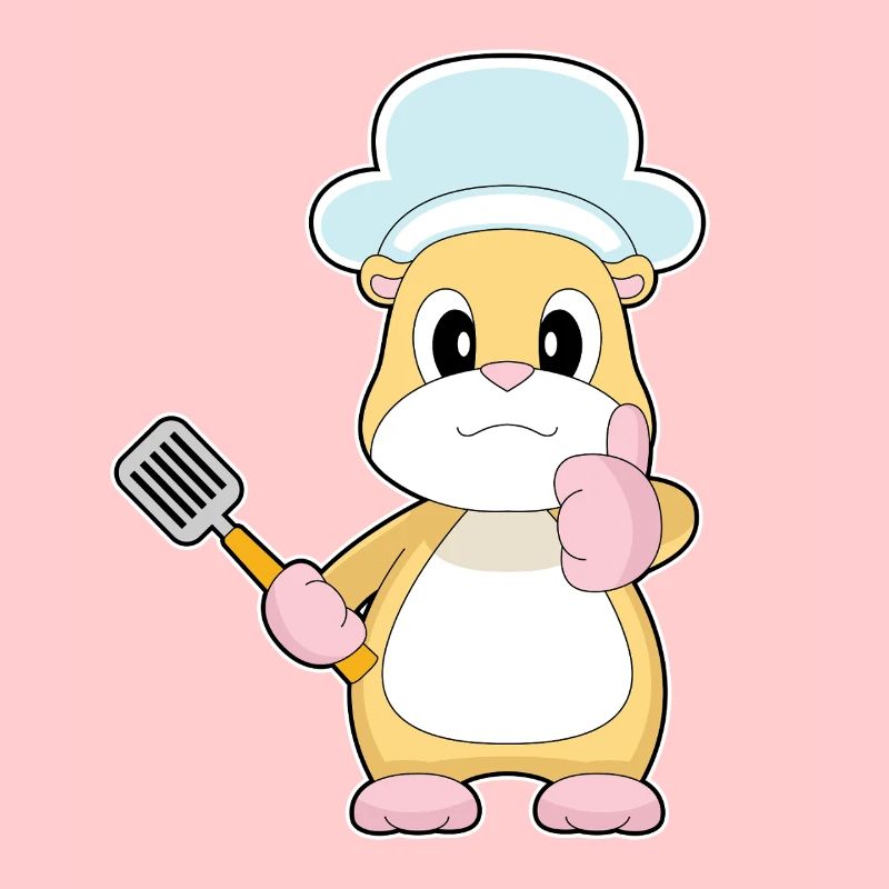 Cuisson à la spatule pour hamster