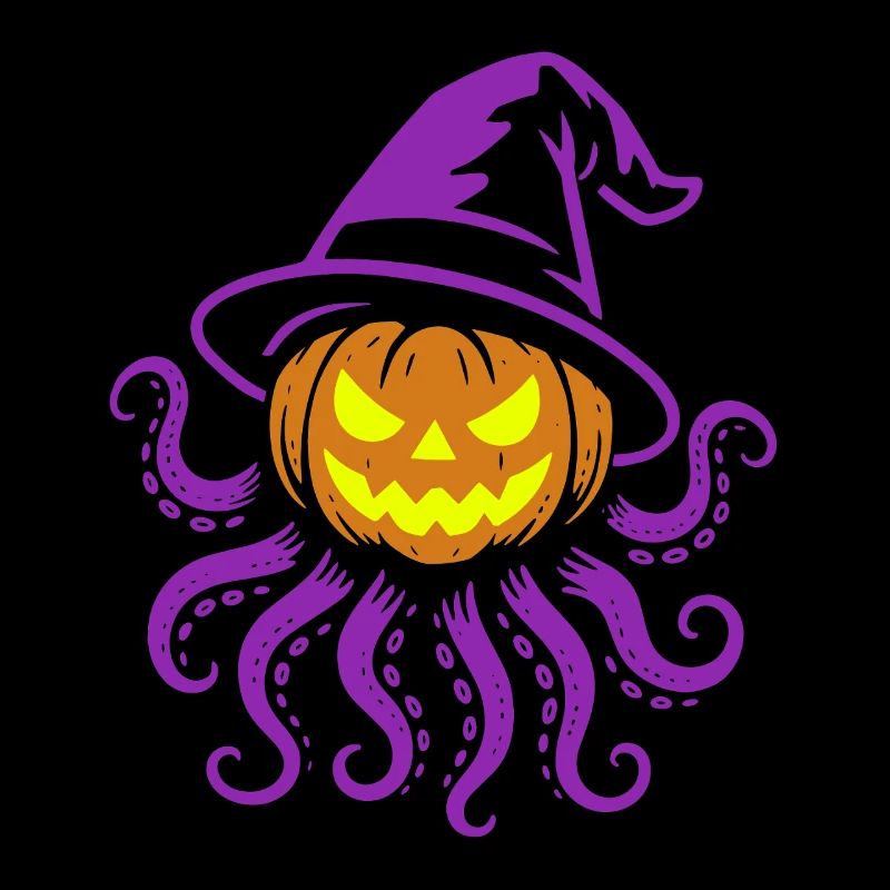 Octopumpkin - Spooky pumpkin with tentacles
