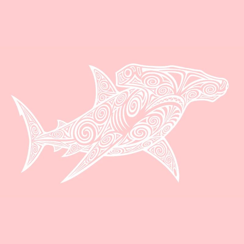 Conception de plongée maorie de requin-marteau