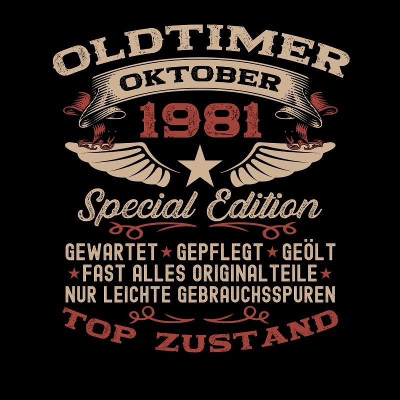 44. Geburtstag Geschenk Oldtimer Oktober 1981