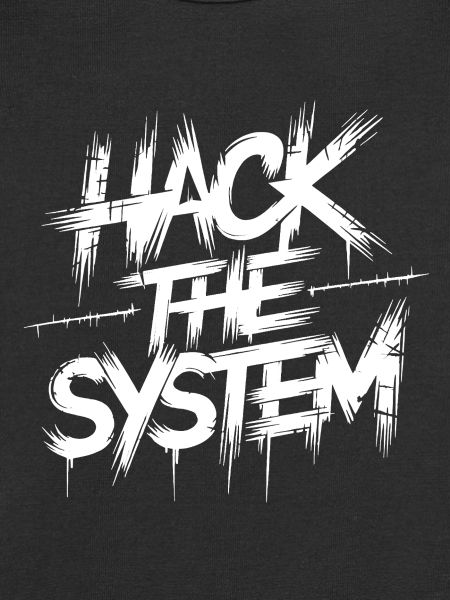 Hack the System Graffiti