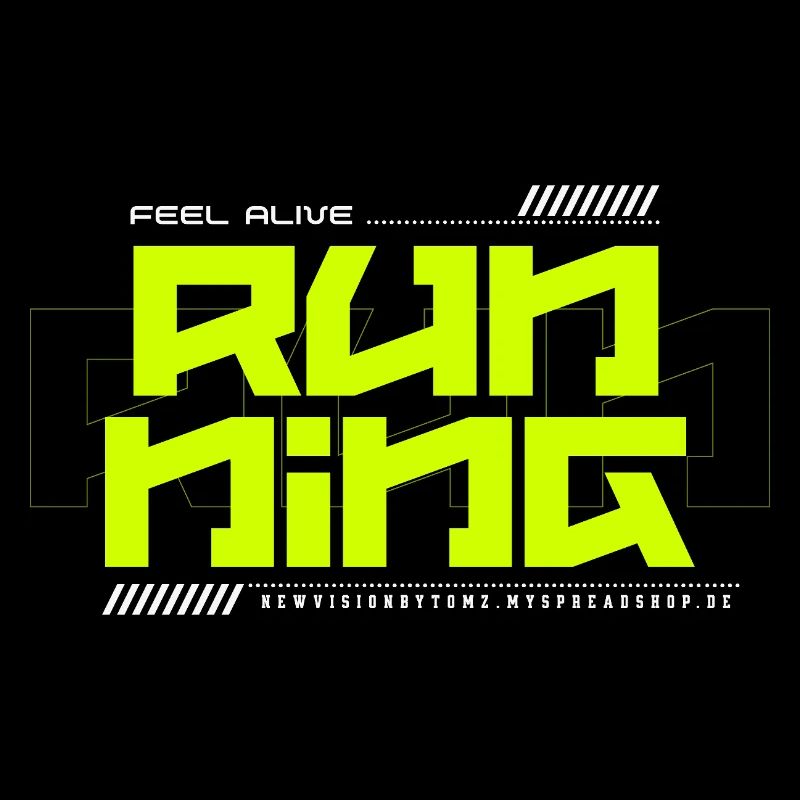 Feel Alive Running Neon
