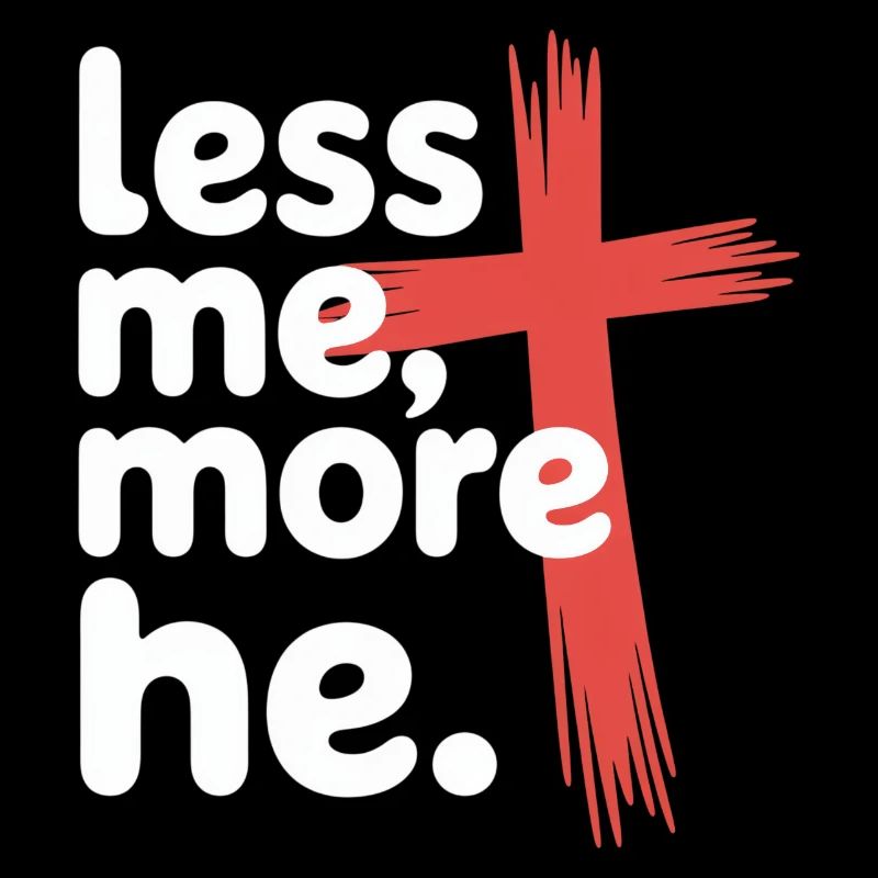 Less Me More He Christlicher Glaube