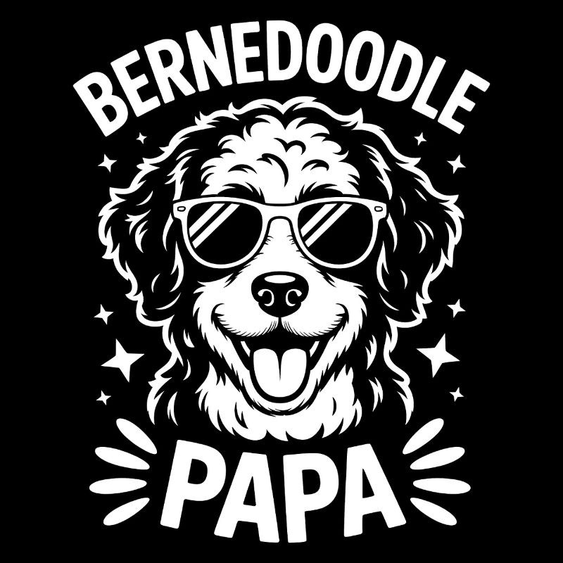 Bernedoodle Spruch Papa Witz Bernedoodle Geschenk