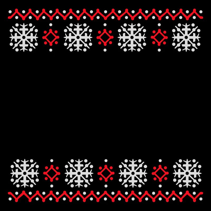 pull moche motif de Noël flocons de neige cool