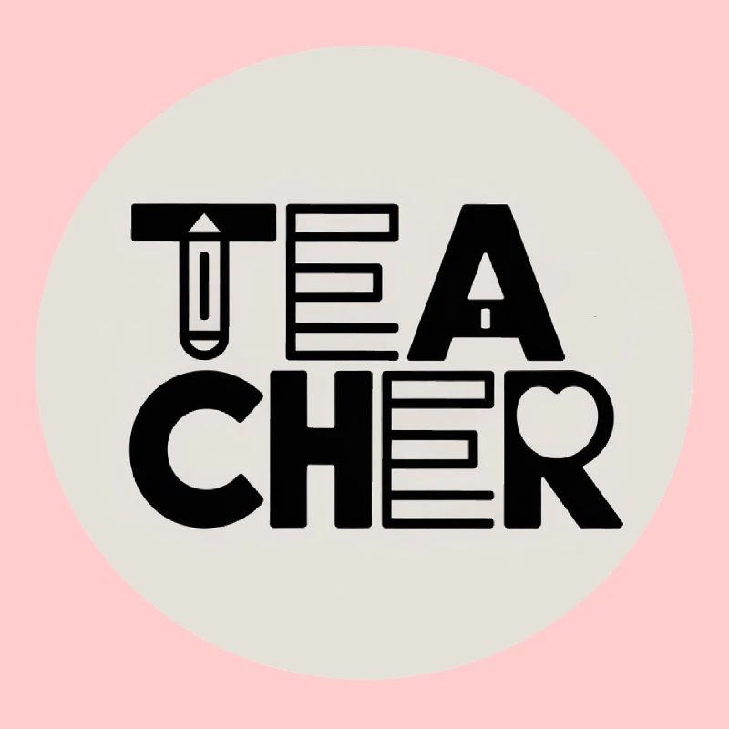 Conception de l’enseignant avec typographie au crayon