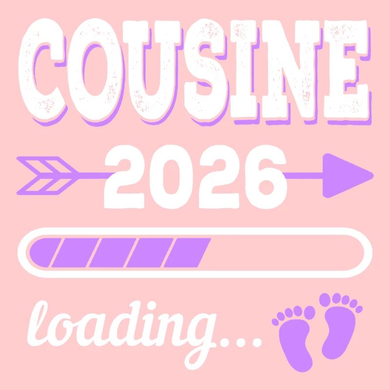 Cousin 2026 Loading Idée de cadeau de grossesse