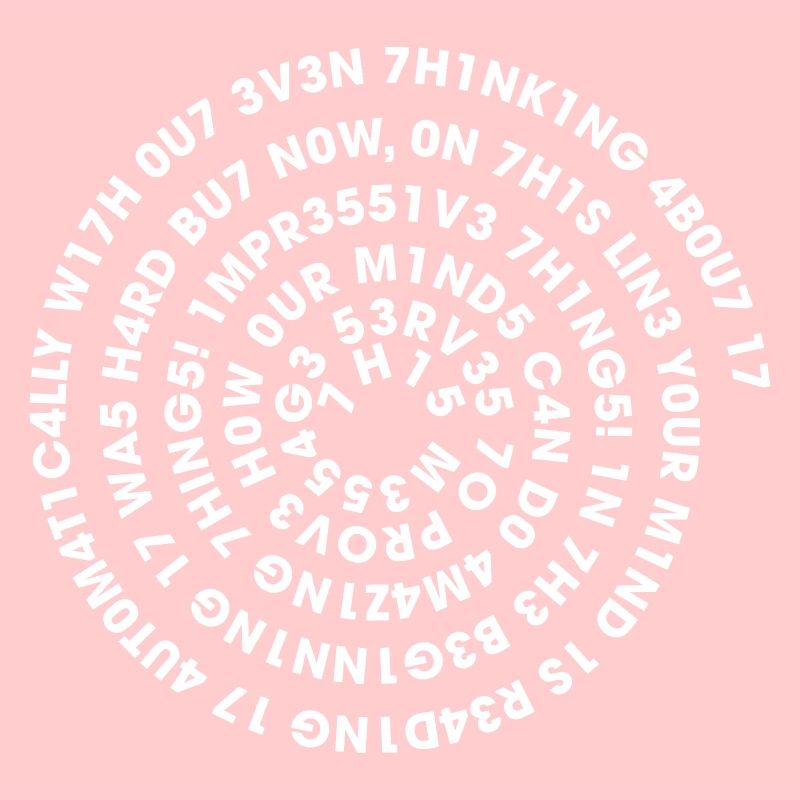 Spirale Leetspeak – Nerd Code 1337 Geek Design