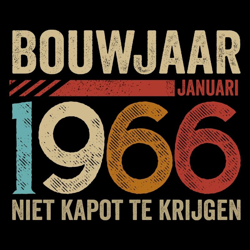 Bouwjaar Januari 1966 niet kapot te krijgen