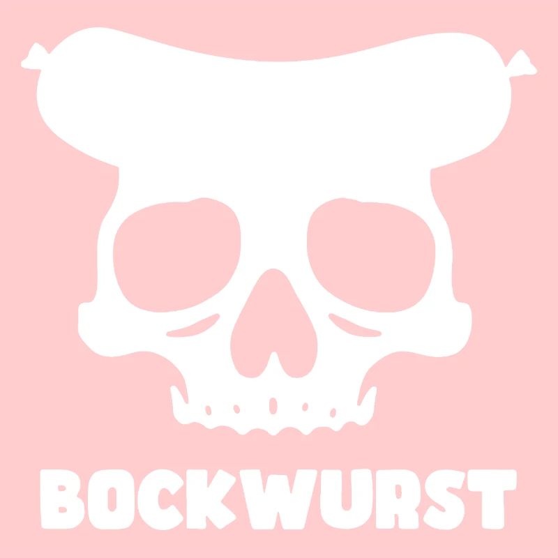 Graphique de crâne de Bockwurst