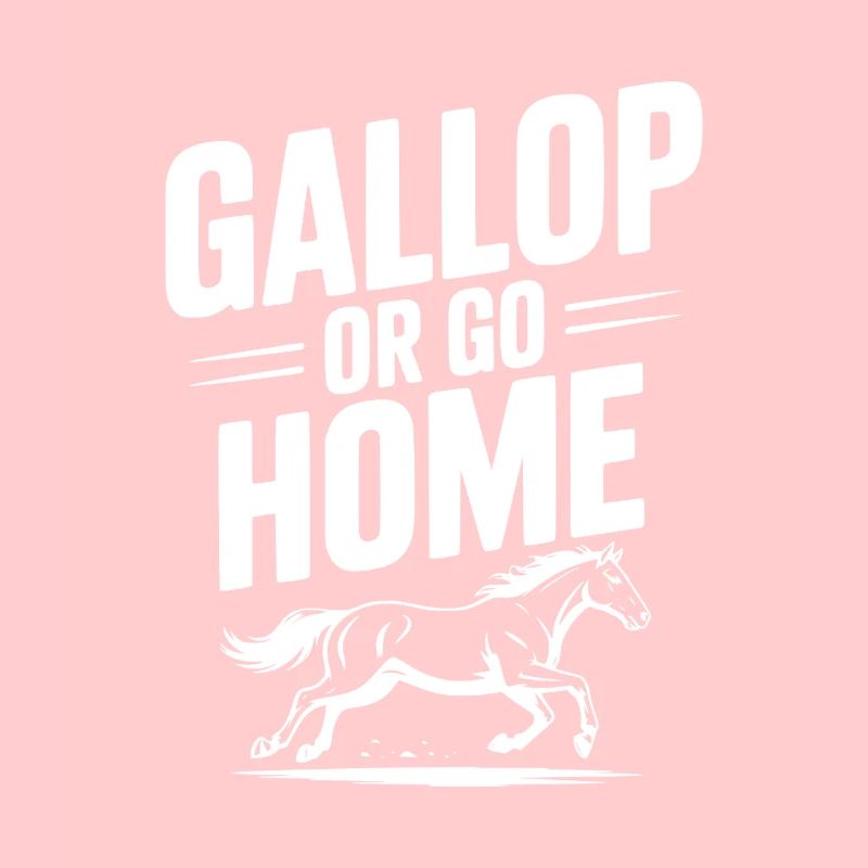 Galoppieren oder nach Hause gehen