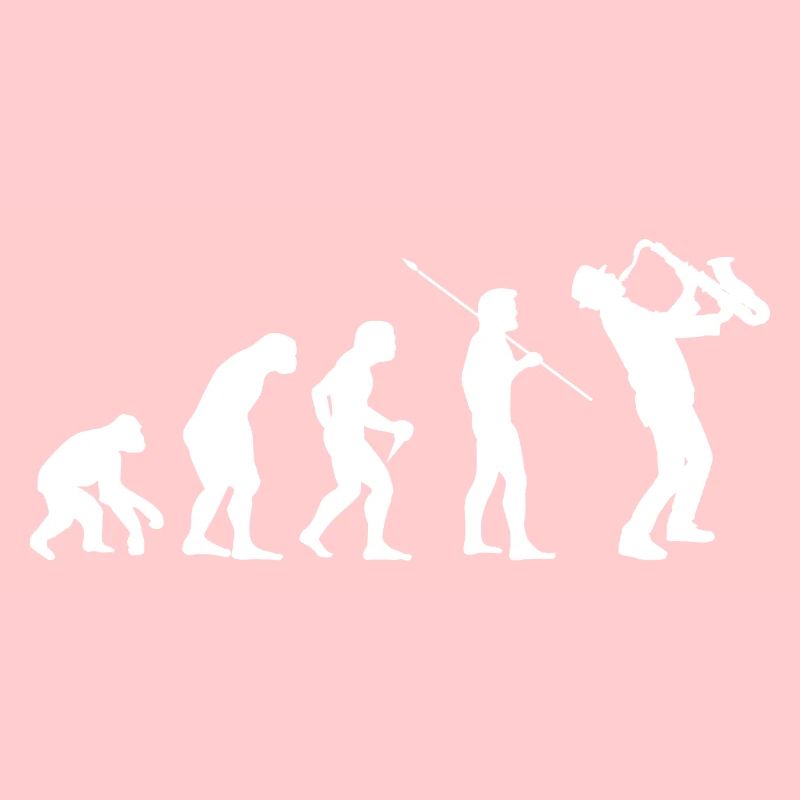 Evolution to Saxophonist Music Gift