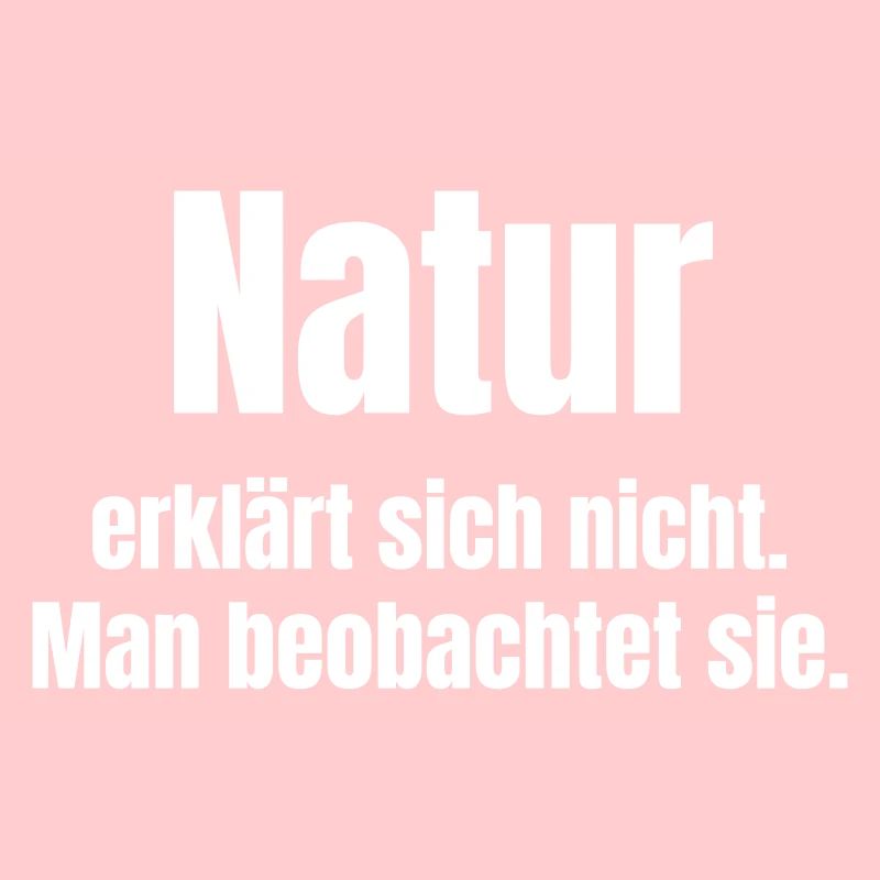 Nature observes, does not explain itself