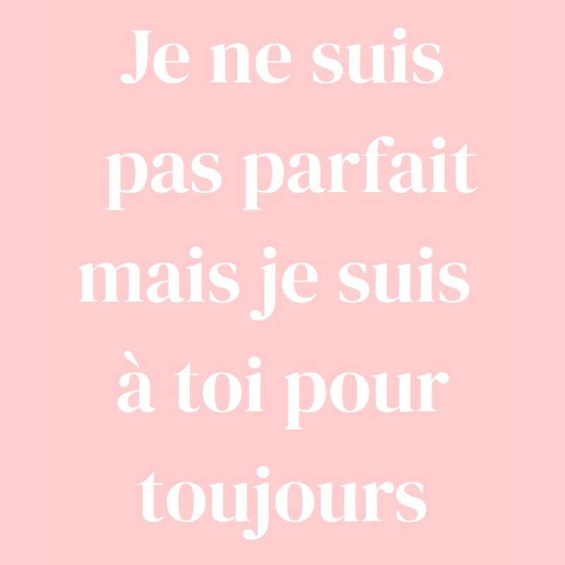 Amour éternel malgré les défauts