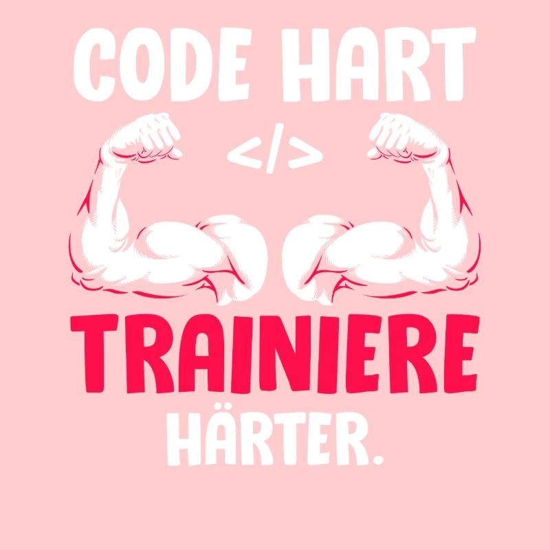Coder CODE HARD TRAIN HARDER Funny